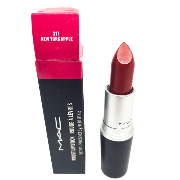 M·A·C NEW YORK APPLE Pink Berry Lipstick Frost Creamy Rich Lip Cosmetics Make Up