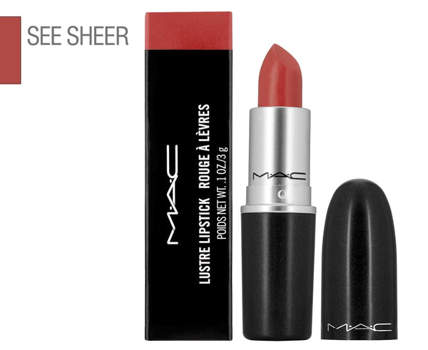 M·A·C See Sheer Lipstick Warm Coral Pink Natural Lustre 2nd