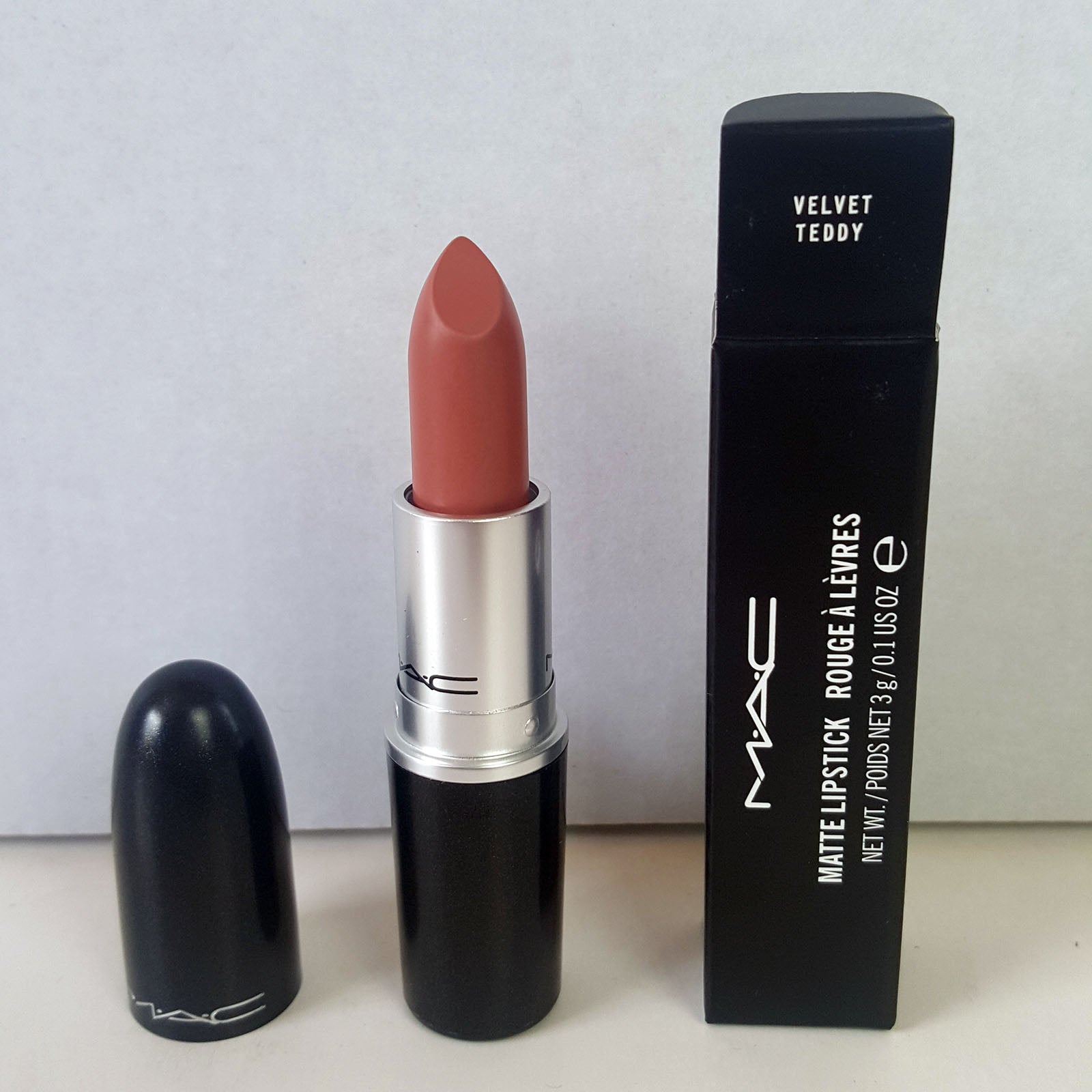 M·A·C Velvet Teddy Lipstick 3g/0.1us.oz Beige Brown Matte Cosmetics #617