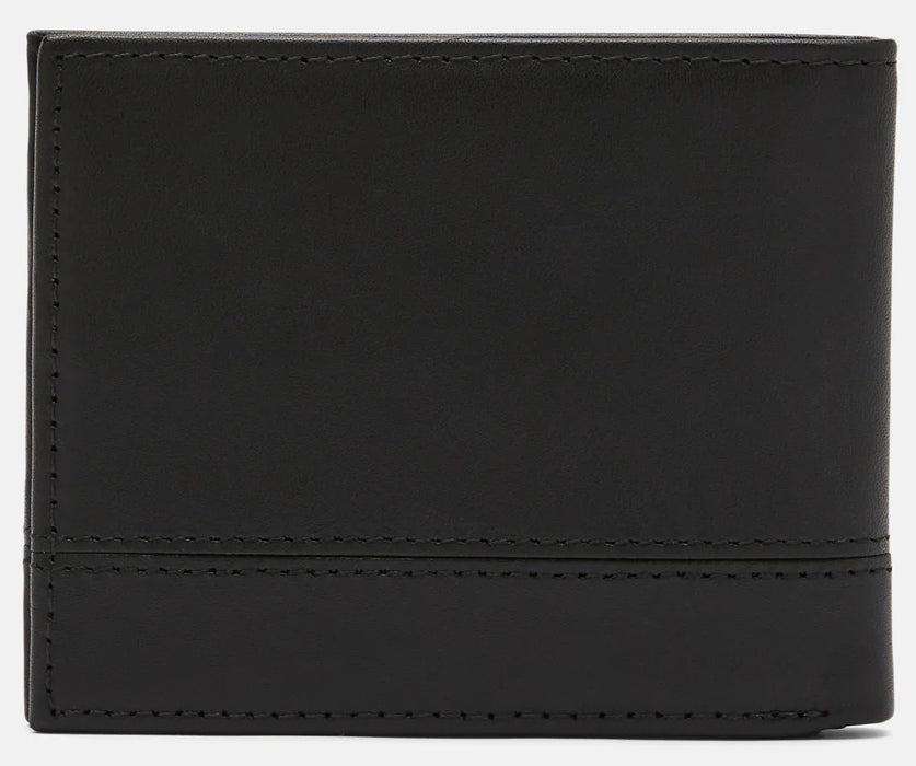 Tommy Hilfiger Essential Mini Bifold Leather Wallet - Black