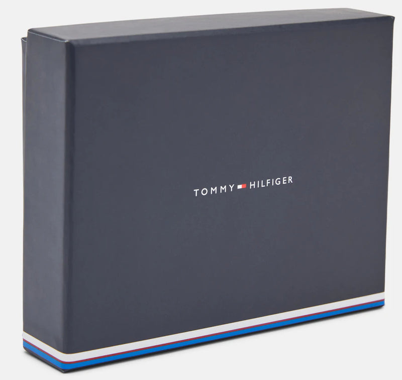Tommy Hilfiger Essential Mini Bifold Leather Wallet - Tan/Brown