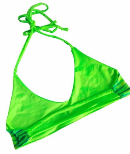 Puna Green Reversible Bikini Top Women' Swimwear - 1000 Things Australia