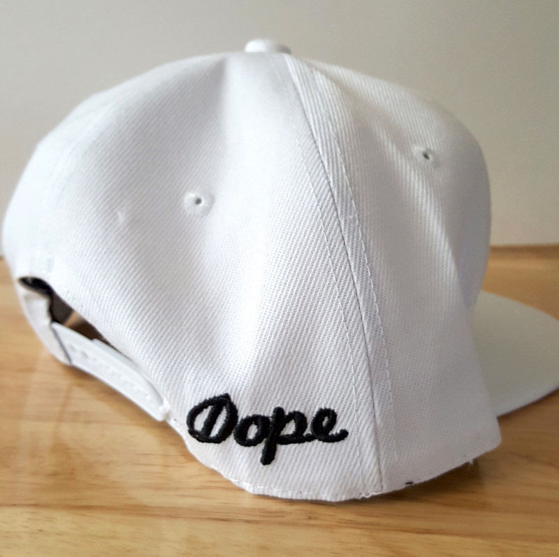 DOPE Los Angeles White Adjustable Snapback Cap - 1000 Things Australia