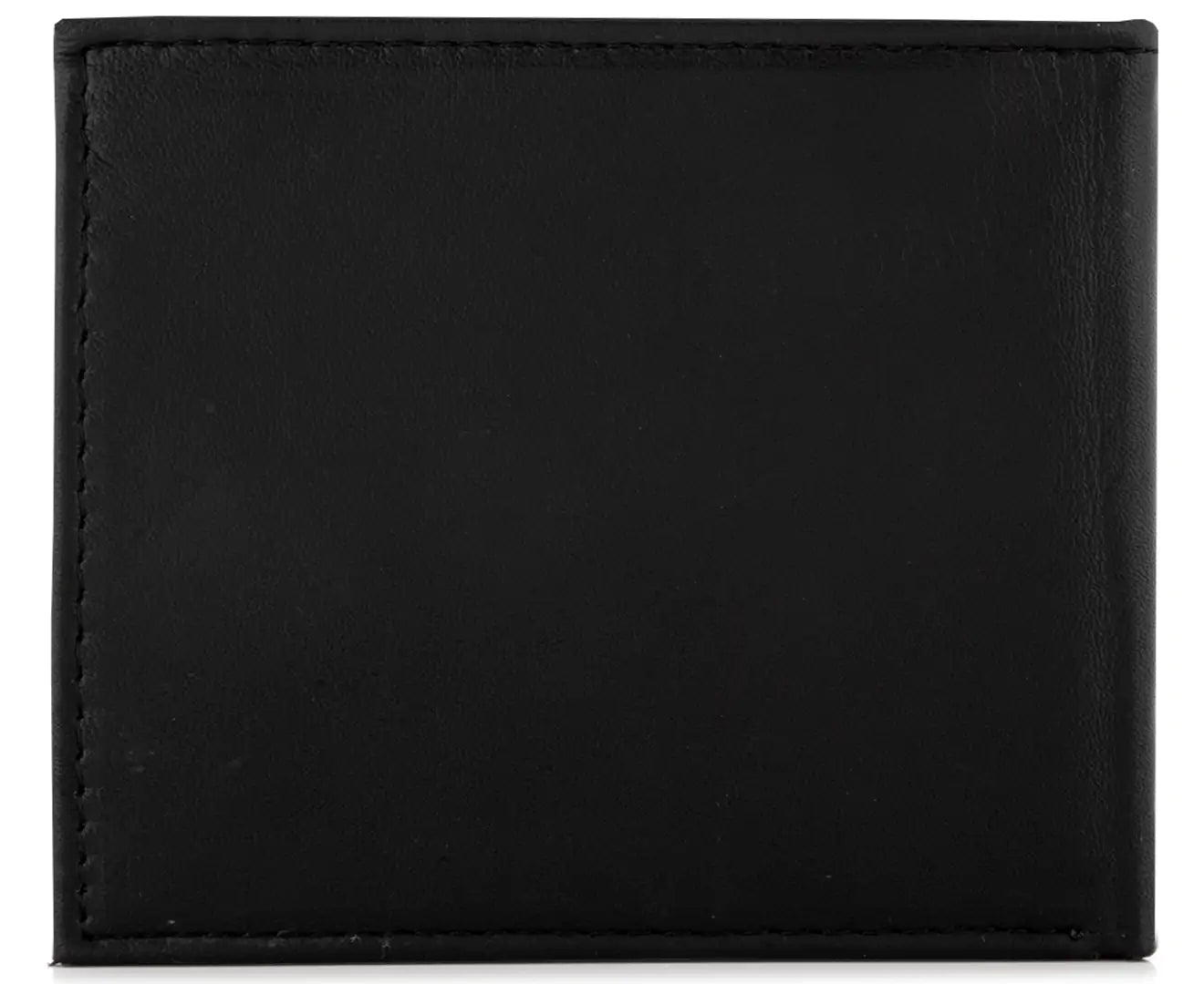 Tommy Hilfiger Oxford Slim Billfold & Valet Men's Leather Wallet Metal Flag Logo, Black