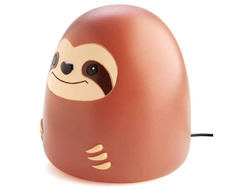Smoosho's Pals Sloth Table Lamp for Kids, Brown