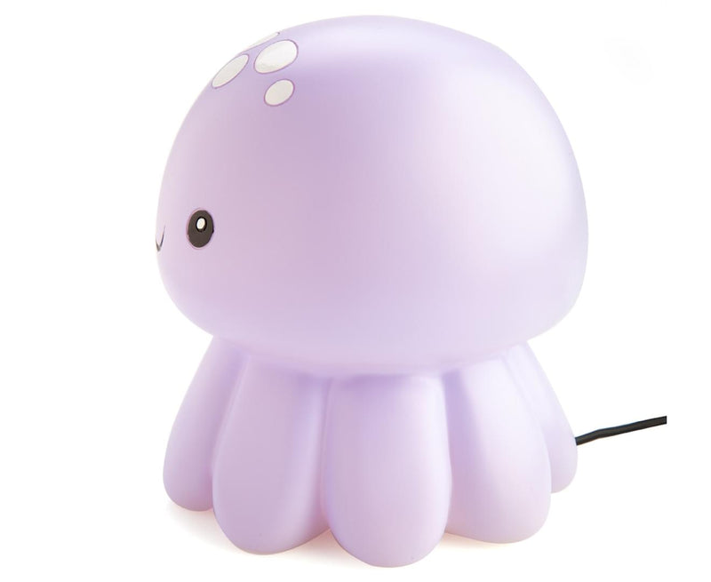Smoosho's Pals Jellyfish Table Lamp for Kids, Pink/Purple