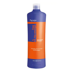Fanola No Orange 100% Vegan Shampoo 1L Dark Coloured Hair Treatment Anti-Orange