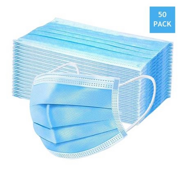 Chiq Boutique - 3 Ply Protective Face Masks (50 Pack) |  1000-things-australia.