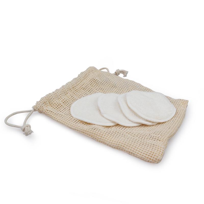 Inspired Beauty - Bamboo Fiber 12pcs Makeup Pads with Pouch |  1000-things-australia.