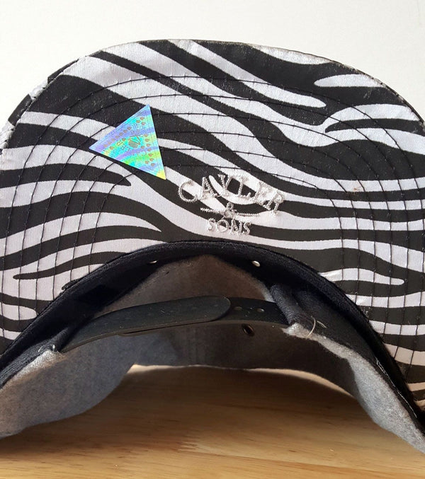 CAYLER & SONS Multi-Coloured Zebra Adjustable Snapback Cap - 1000 Things Australia