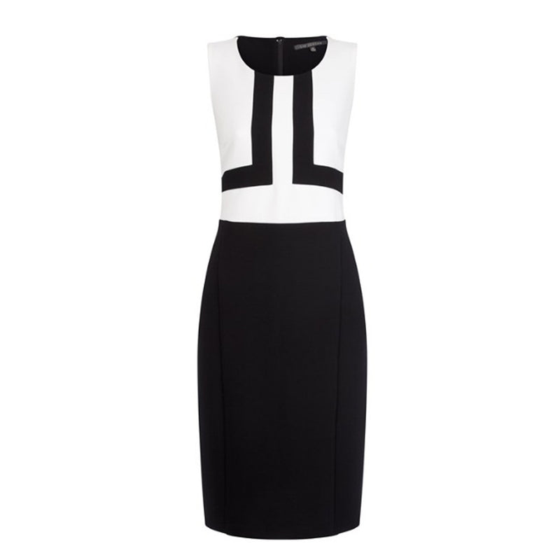 LIZ JORDAN Layla Black & White Pencil Dress - 1000 Things Australia