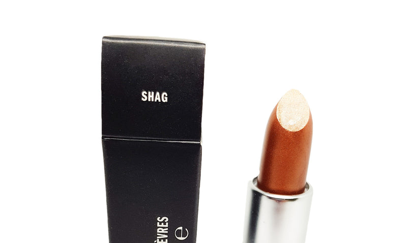 M·A·C Shag Glaze Lipstick Copper Shimmery Brown Discontinued Shade