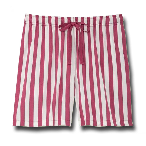 UNIQLO Pink & White Relaco Striped Shorts - 1000 Things Australia